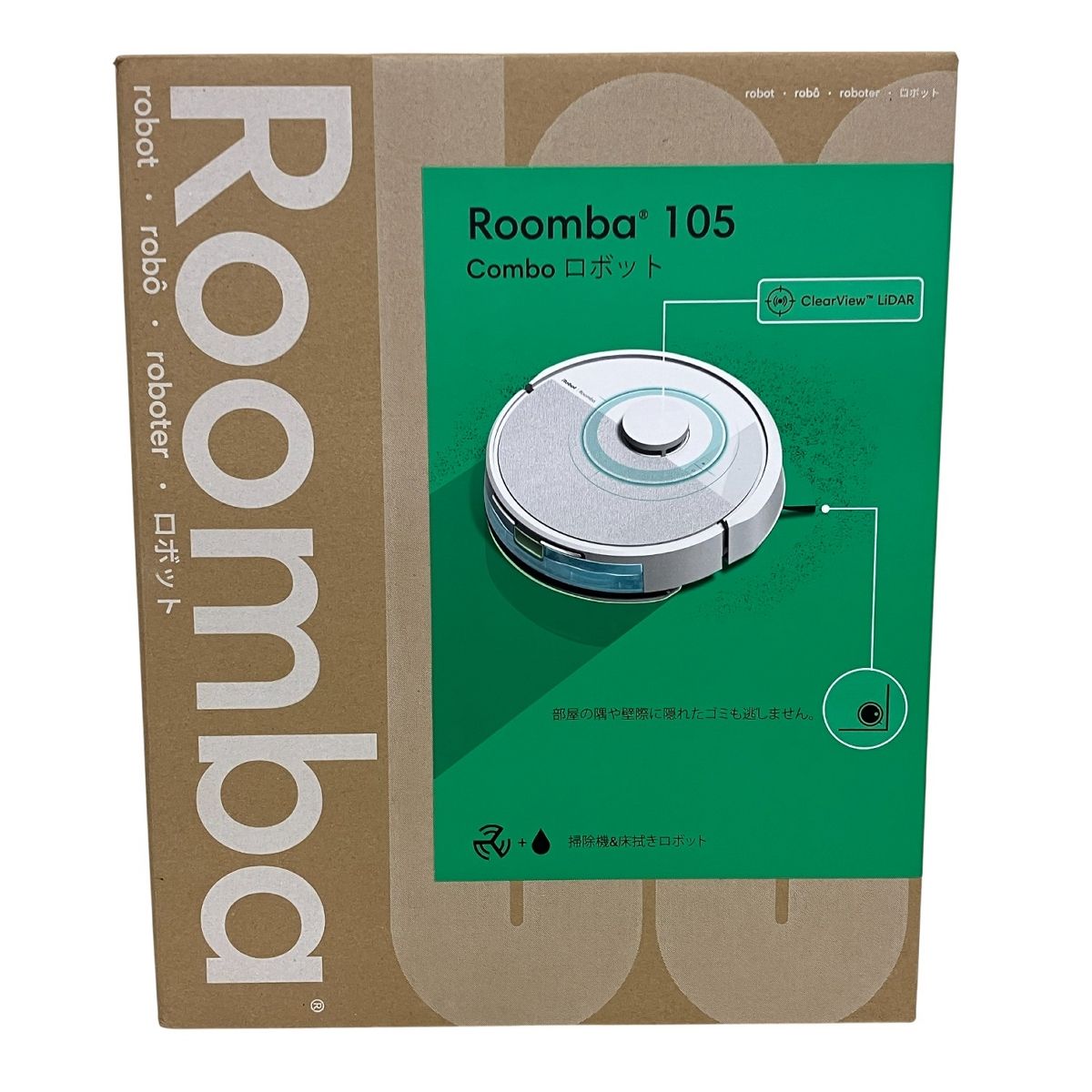 新品未使用品Roomba 105 Combo ロボット掃除機 国内正規品】 ロボット掃除機 「ルンバ」105 Combo ロボット +