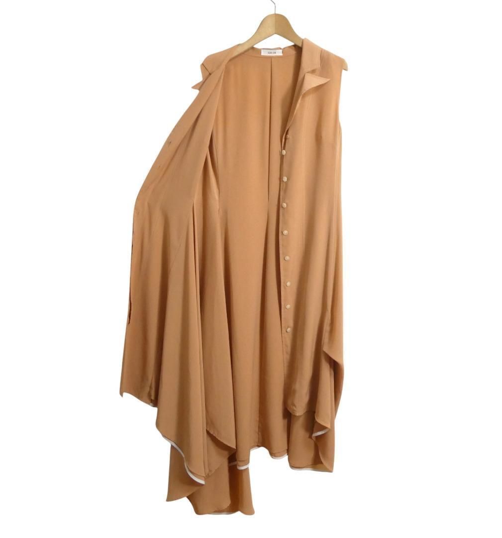 美品 アディアム フォクシー ADEAM シャツワンピース ドレス ロング 