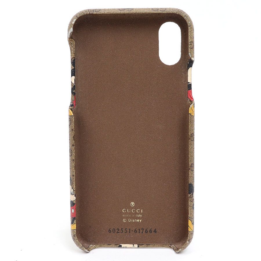 グッチ×ディズニー iPhone X/XS ケース ミッキーマウスプリント ソフト