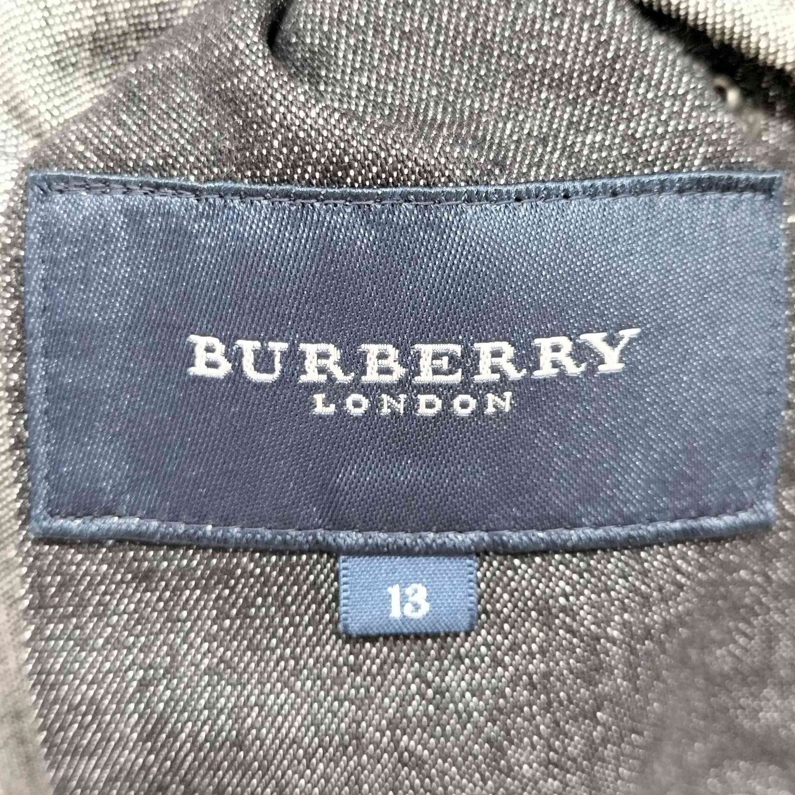 バーバリーロンドン BURBERRY LONDON 襟袖裏ノヴァチェック デニム