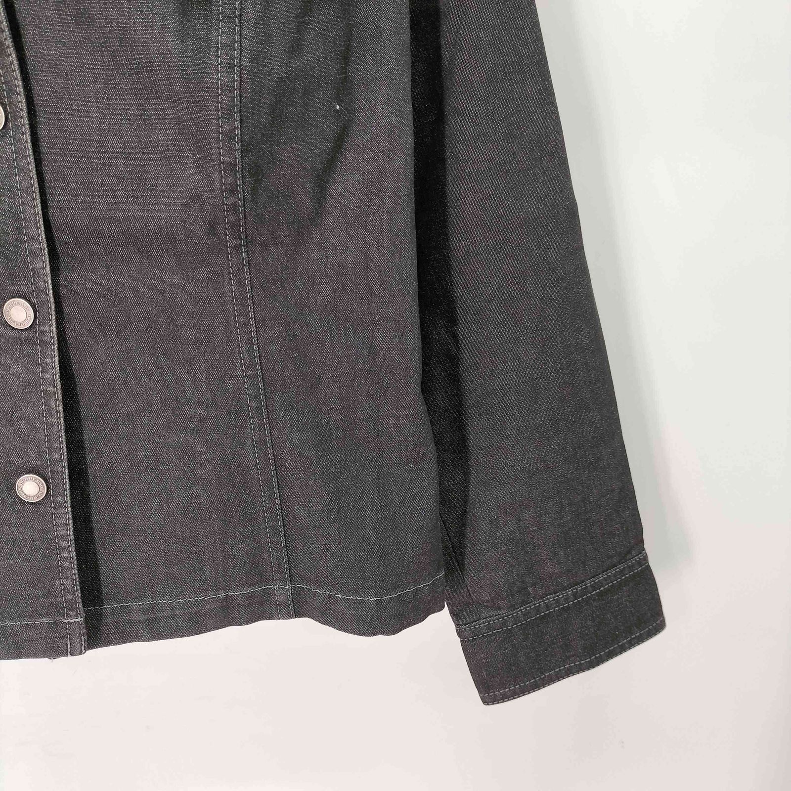 バーバリ　BURBERRY ダークグレー Gジャン　ジャケット 44 バーバリーロンドン BURBERRY LONDON 襟袖裏ノヴァチェック デニム