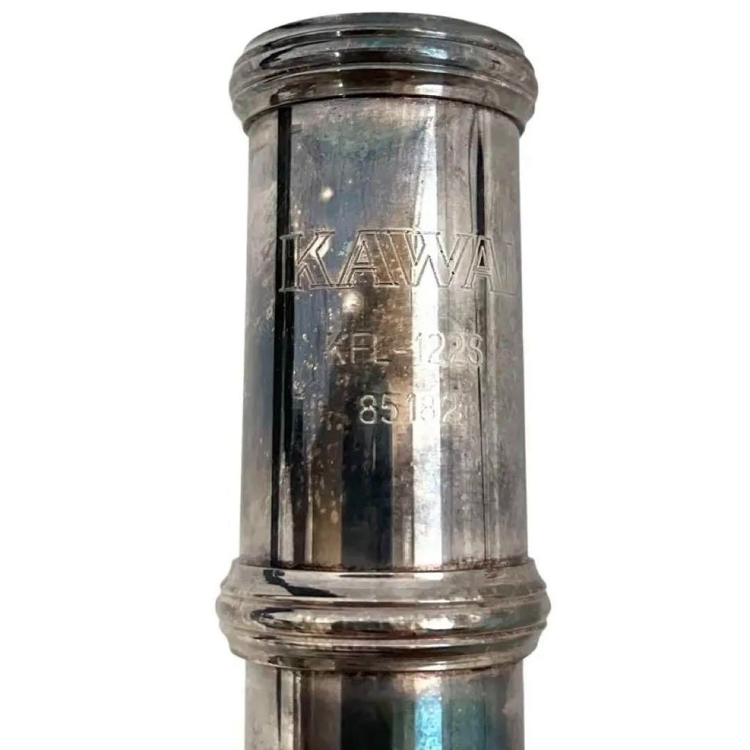 KAWAI カワイ フルート KFL-122S 管楽器 ケース付 吹奏楽 オーケストラ