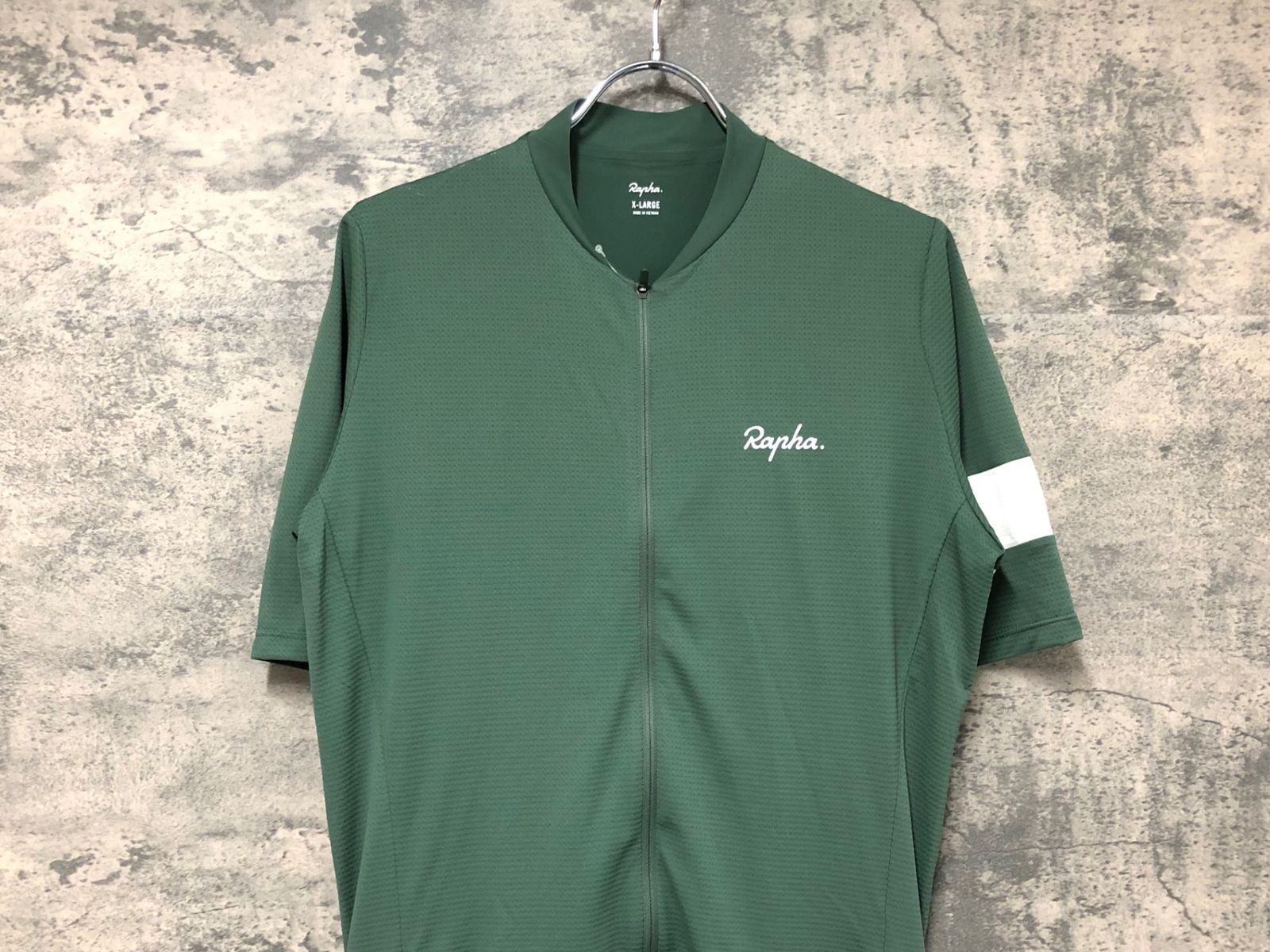 JS568 ラファ Rapha M'S CORE LW JERSEY 半袖 サイクルジャージ 緑 XL