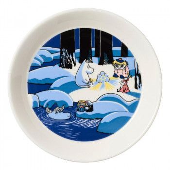 A Moomin ムーミン コレクターズ プレートセット スノーランタン＆マザーアンドサン 1067428 グッズ キャラクター ブランド 雑貨 可愛い おしゃれ レディース 女性 キッズ 子供 プレゼント