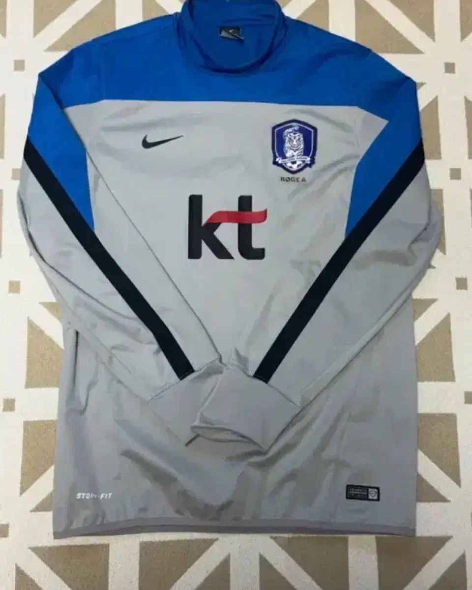 2013年 NIKE 韓国 サッカー代表チーム 長袖 トレーニングウエア トップス 選手用支給用