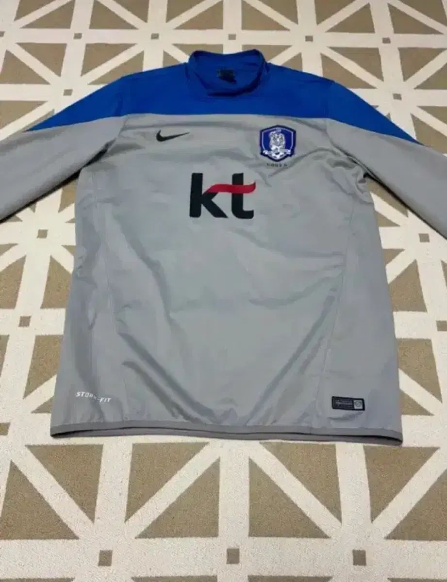 2013年 NIKE 韓国 サッカー代表チーム 長袖 トレーニングウエア トップス 選手用支給用