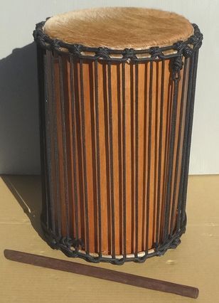 小型ドゥンドゥン ジュンジュン マホガニー胴材 〜ケンケニ～ 単体 ジャンベ ジェンベ アフリカン リズムアンサンブル