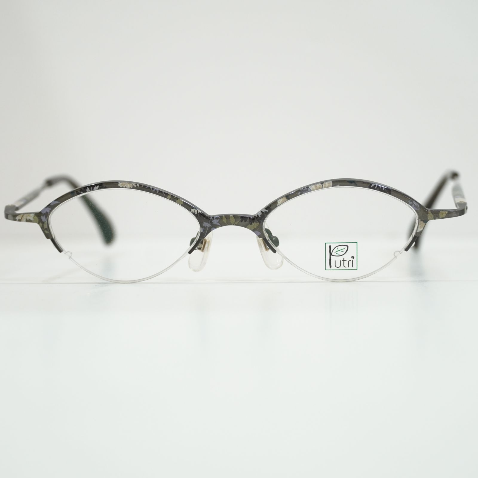 ♥ レディース メガネフレーム コンパクト Putri グレー柄