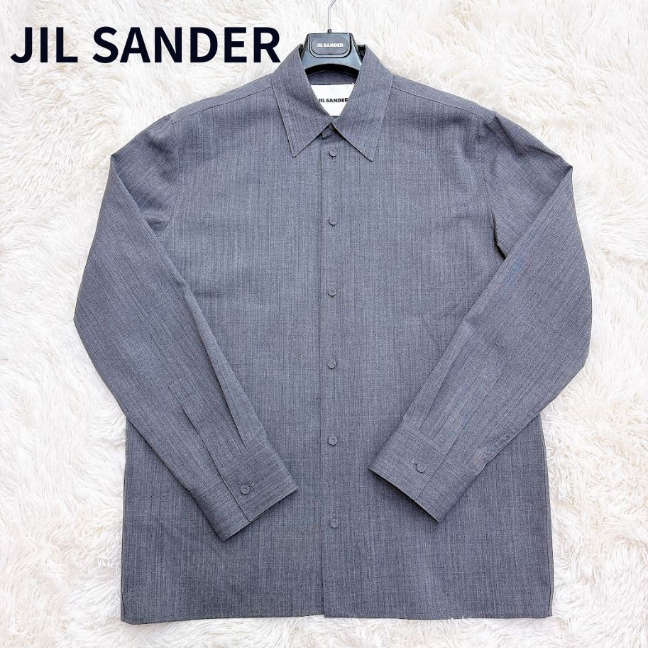 新品】定価:161700円 JIL SANDER ジルサンダー 24AW FINE WOOL RIPSTOP