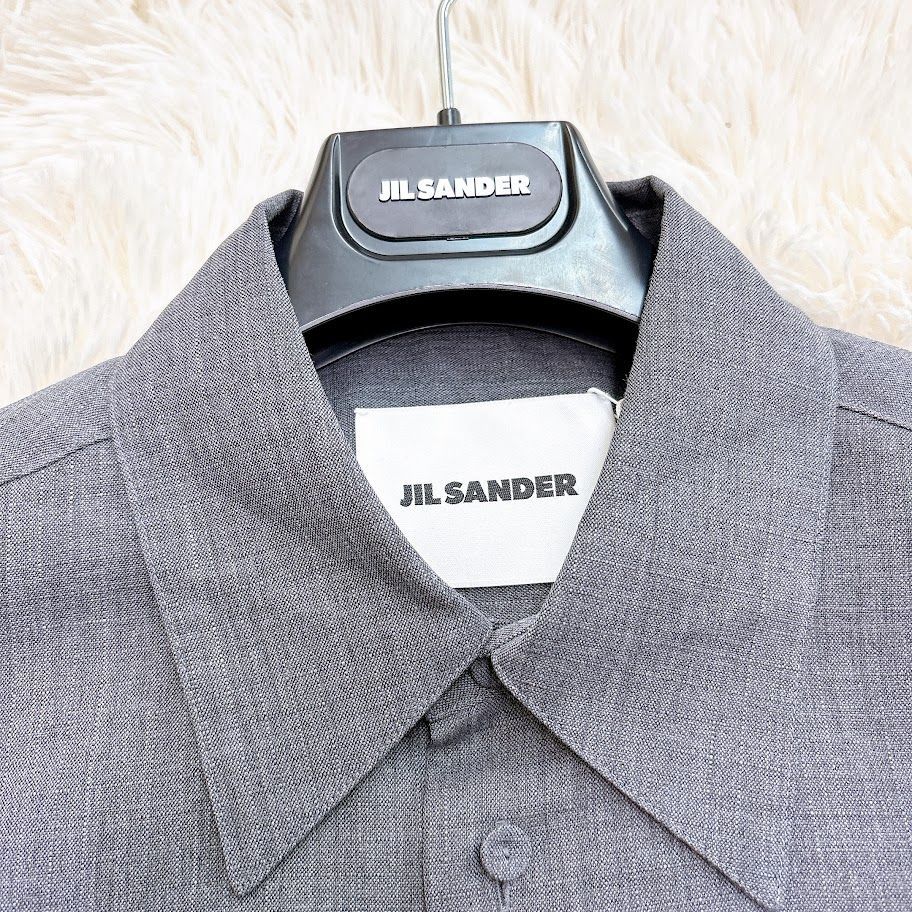 新品】定価:161700円 JIL SANDER ジルサンダー 24AW FINE WOOL RIPSTOP