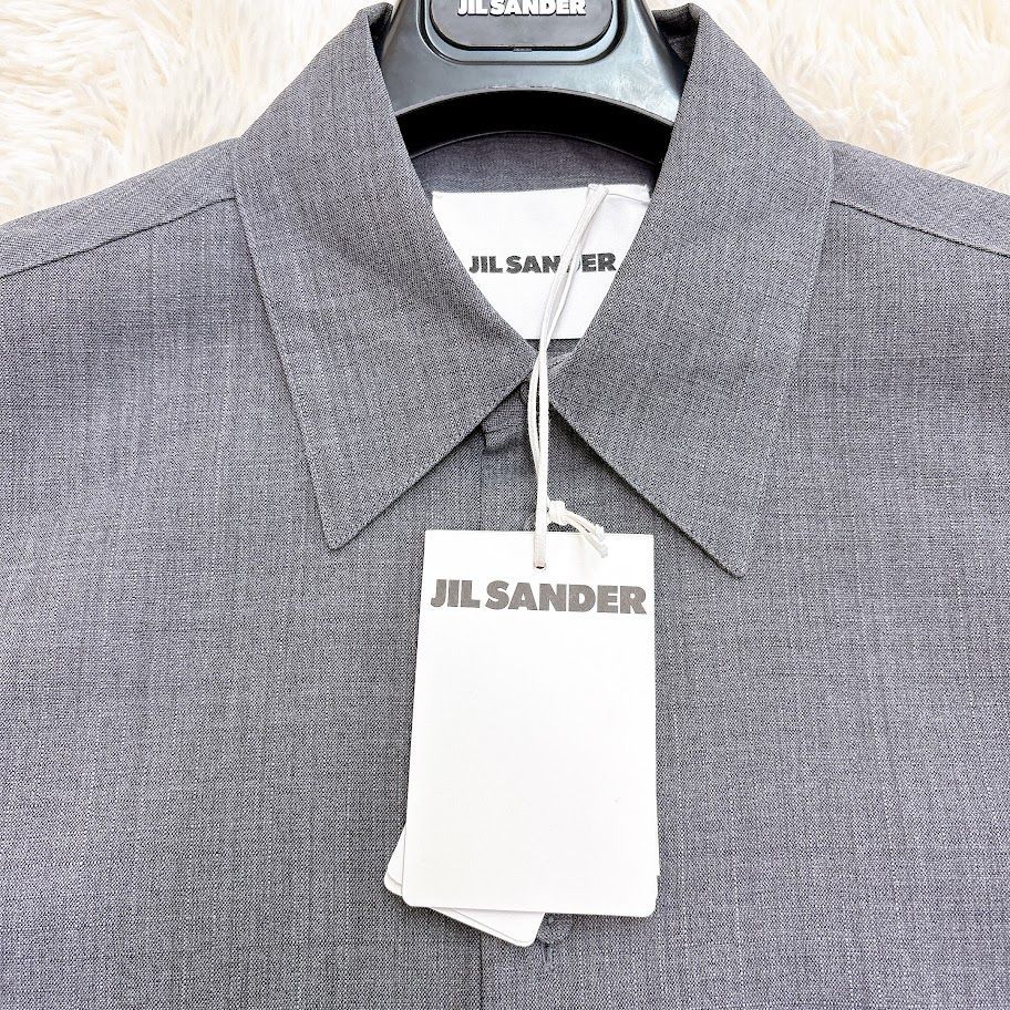 新品】定価:161700円 JIL SANDER ジルサンダー 24AW FINE WOOL RIPSTOP