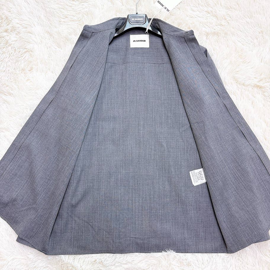 新品】定価:161700円 JIL SANDER ジルサンダー 24AW FINE WOOL RIPSTOP