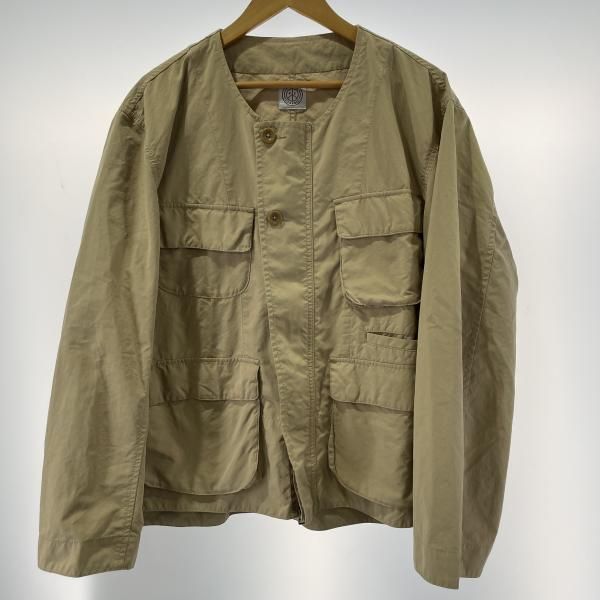 PORTER CLASSIC Weather No Collar Jacket サイズXL ポータークラシック ベージュ 19