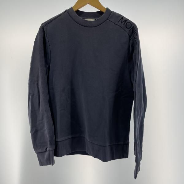 MONCLER ロゴスウェット サイズS C-SCOM-19-19007 ネイビー モンクレール 19