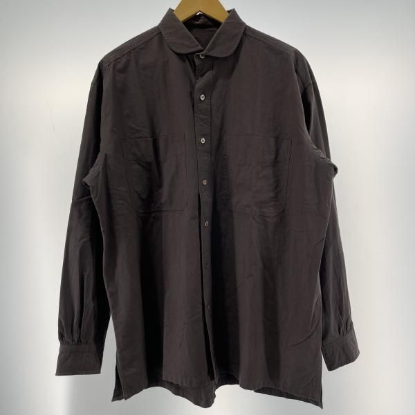 PORTER CLASSIC 無地長袖シャツ サイズ2 ブラウン ポータークラシック 19