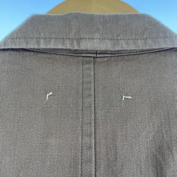 cantate 22 SS Satin Herringbone Bellows Jacket サイズ46 ブラウン カンタータ 19 主役アイテム その他 
