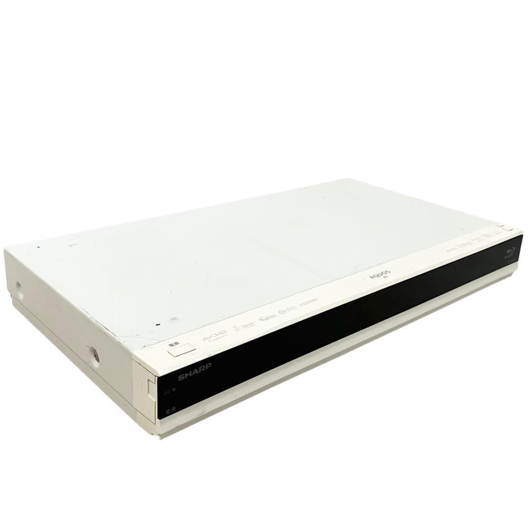 SHARP AQUOS 2番組同時録画 500GB ブルーレイレコーダー BD-W570SW