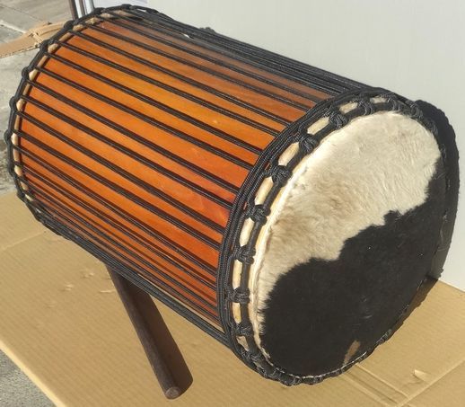 中型ドゥンドゥン ジュンジュン マホガニー胴材 〜サンバン～ 単体 ジャンベ ジェンベ アフリカン リズムアンサンブル