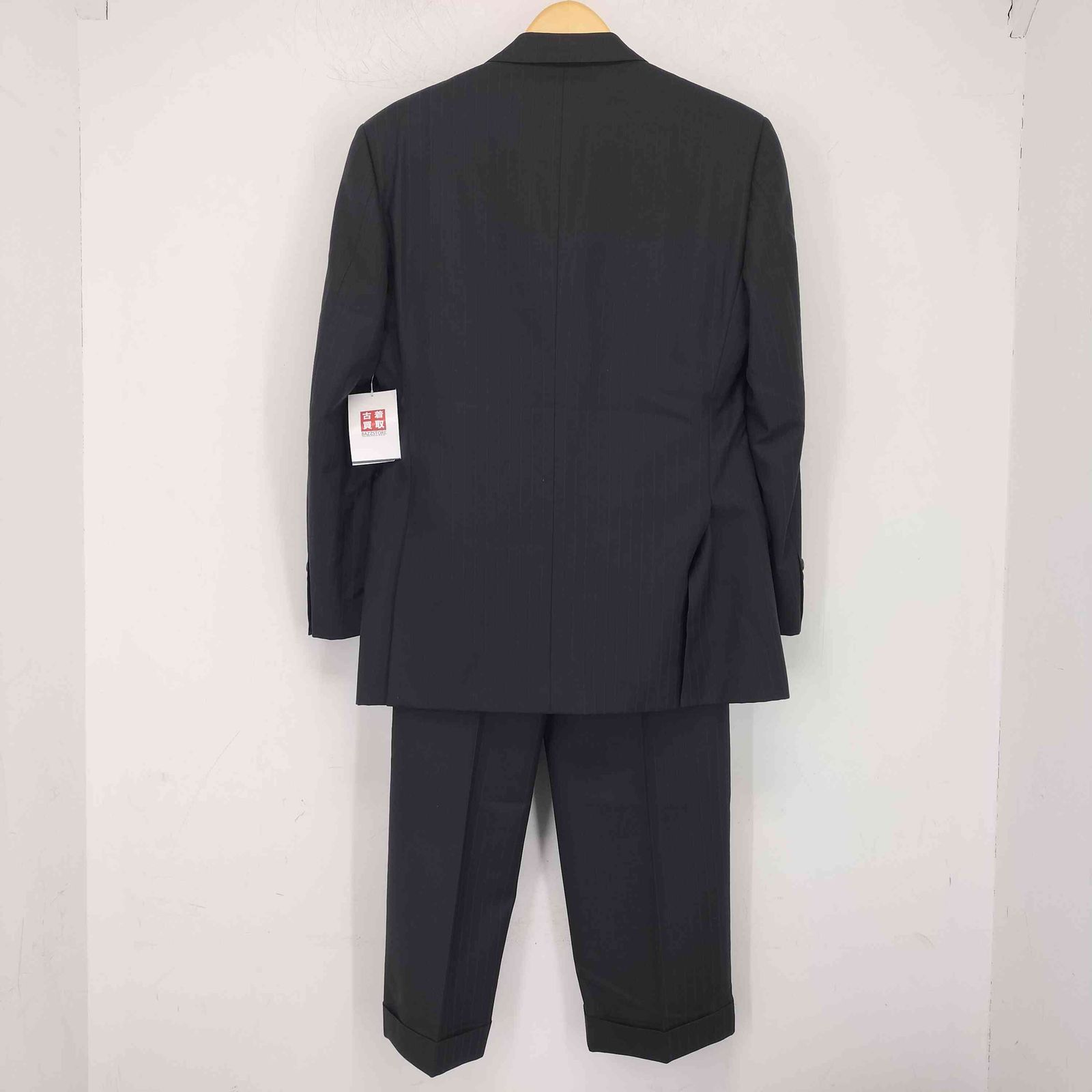 ブルックスブラザーズ BROOKS BROTHERS 3B ウール紺 ストライプ柄