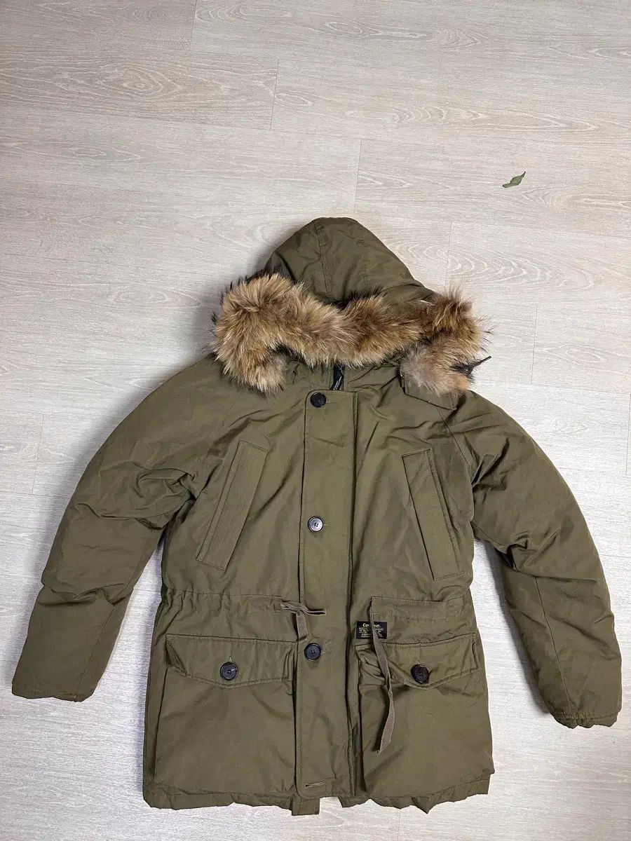 COVERNAT エクスペディション パーカ オリーブ コヨーテ ファー グースダウン