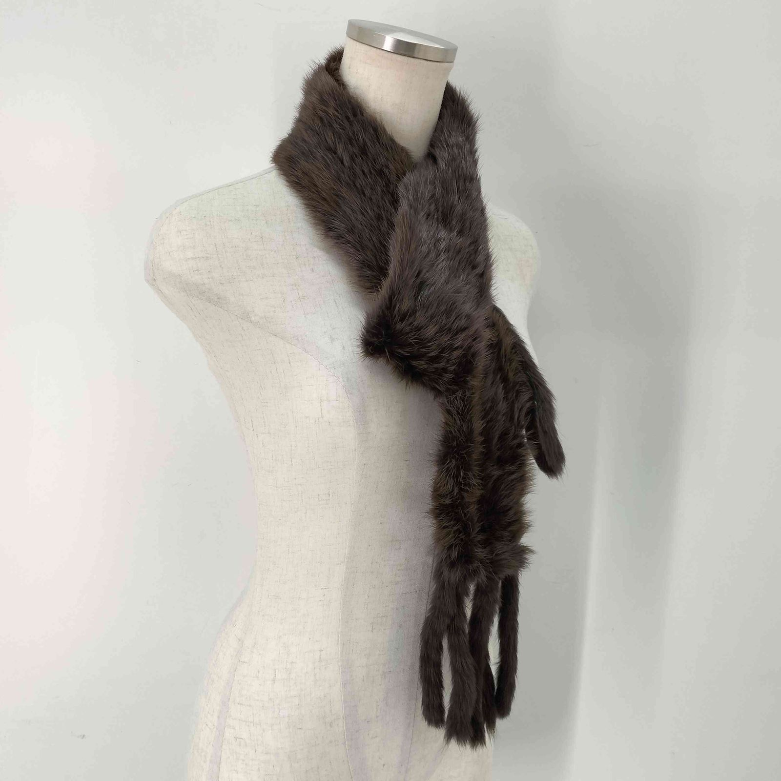 ユーズドフルギ 古着 毛皮 ファー マフラー レディース 表記無