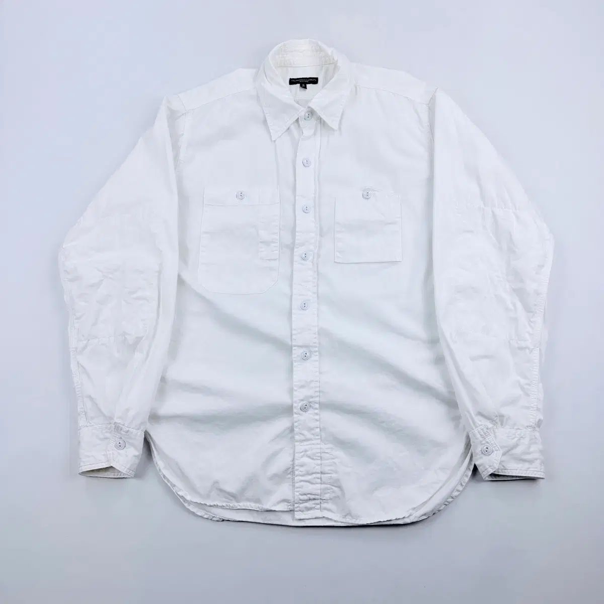 エンジニアードガーメンツ エルボパッチ ワークシャツ
