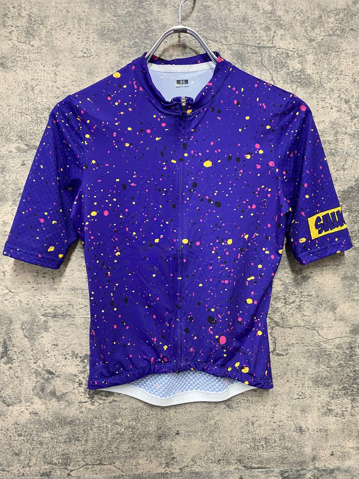 JO 265 ソースサイクル SAUCE CYCLE 半袖 サイクルジャージ 紫 XS