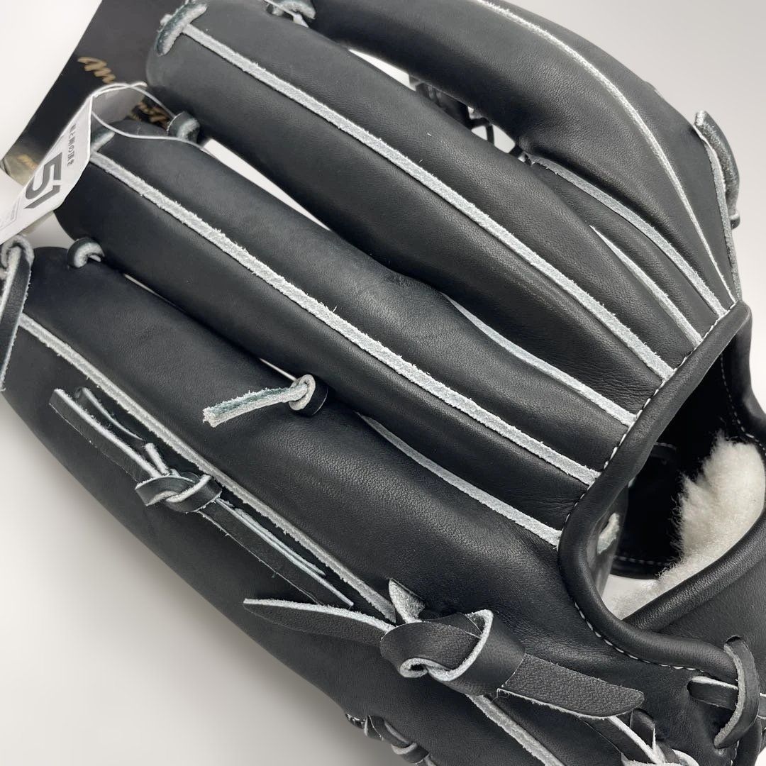 未使用】ミズノプロ A51 軟式用 内野手用 サイズ11 ブラック黒 右投げ