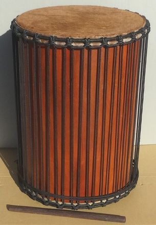大型ドゥンドゥン ジュンジュン マホガニー胴材 〜ドゥヌンバ〜 単体 ジャンベ ジェンベ アフリカン リズムアンサンブル