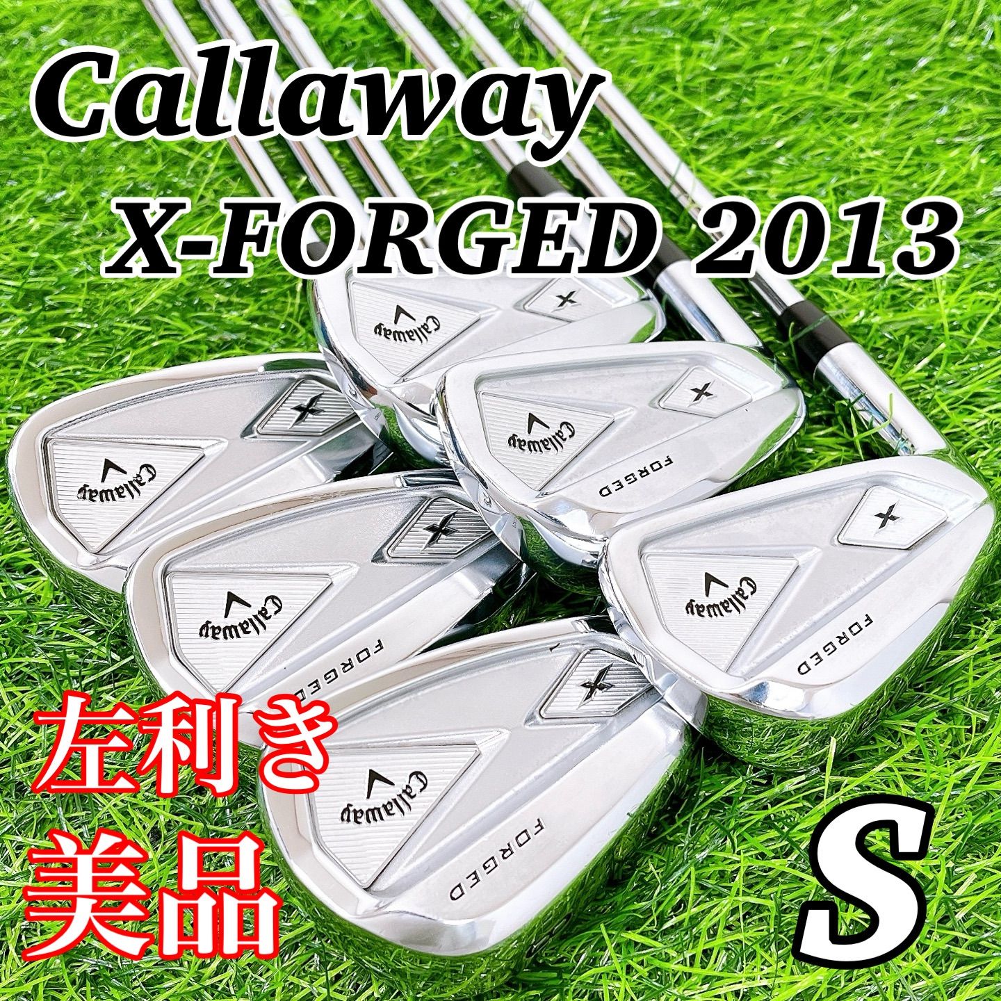 美品 希少レフティ キャロウェイ Callaway X-FORGED 2013 メンズ