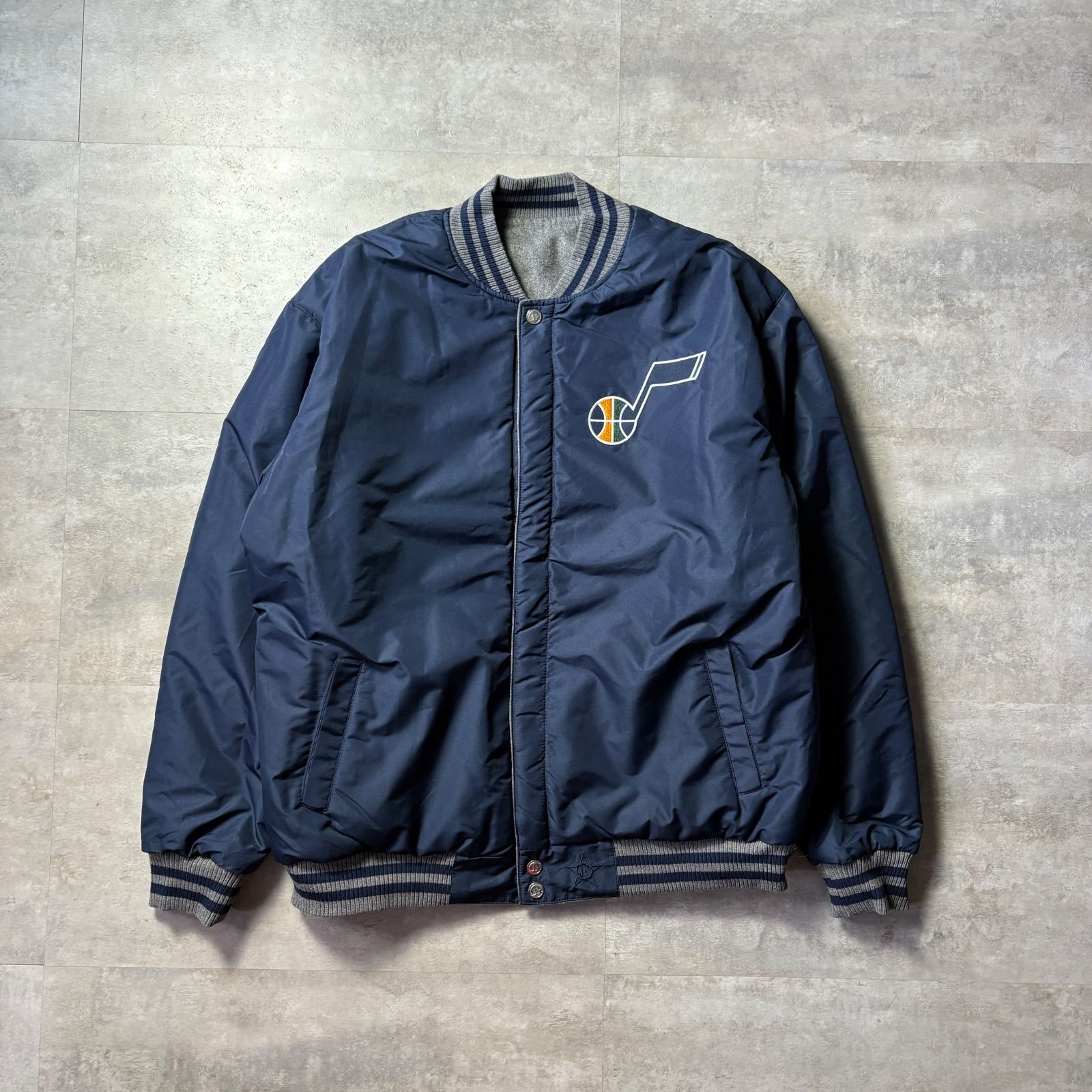 dead stock> JH design NBA Utah Jazz reversible jacket リバーシブル 