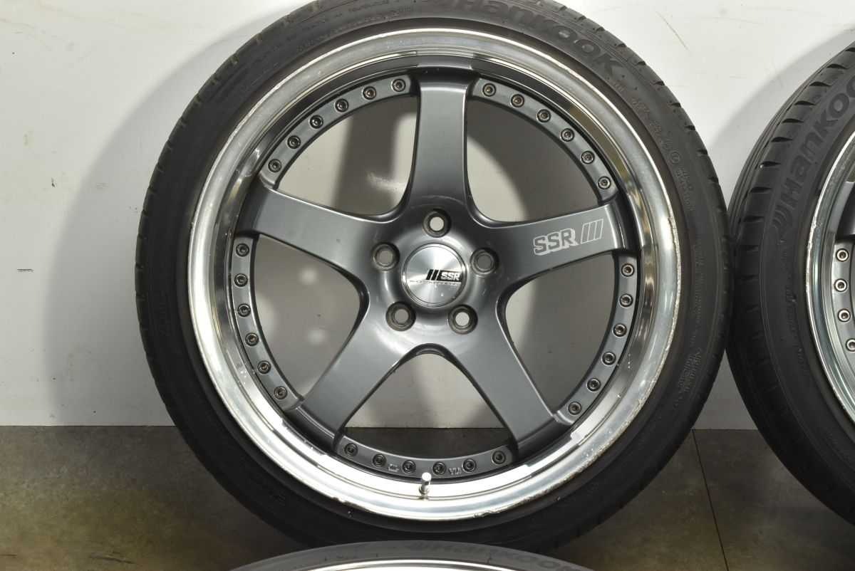  ホイール SSR プロフェッサー SP 4 19 in 8 J 37 9 5 43 PCD 114 3 Ventus S 1 evo 225 40 245 35 クラウン マークX カムリ RX 7 19インチ タイヤ ホイールセット