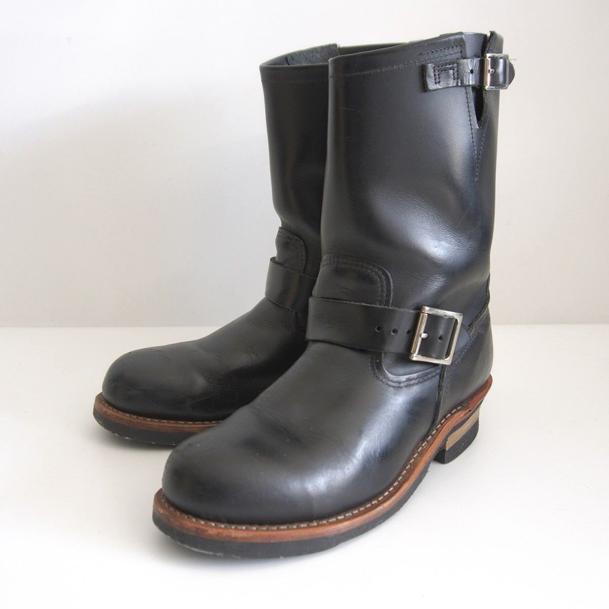 13年製 REDWING 2268 エンジニアブーツ US 8 5 D ブラック レッドウィング