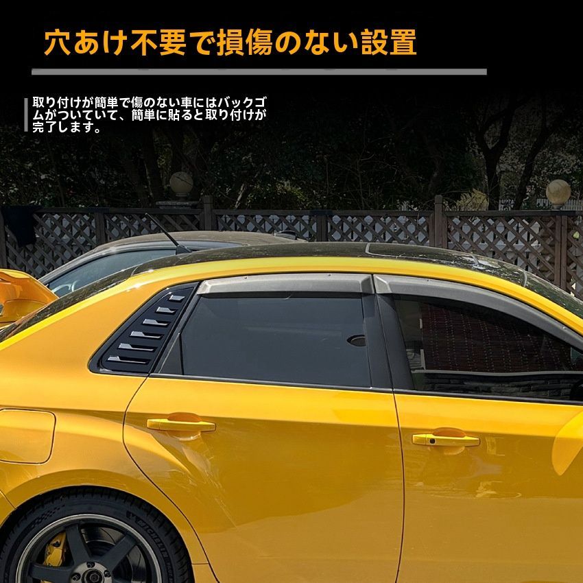インプレッサ WRX リアウインドウ ルーバー カバー STI GVB 管理W1 Amazon | リアウィンドウルーバー 2015-2021 スバル WRX WRX STI、2012