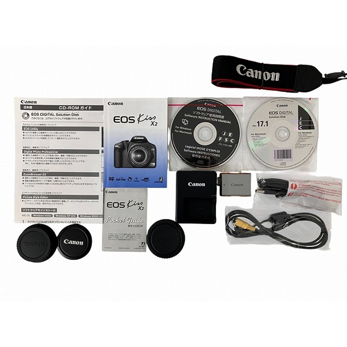 Canon EOS Kiss X2 DS126181 ダブルズームキット EF-S 18-55mm 55