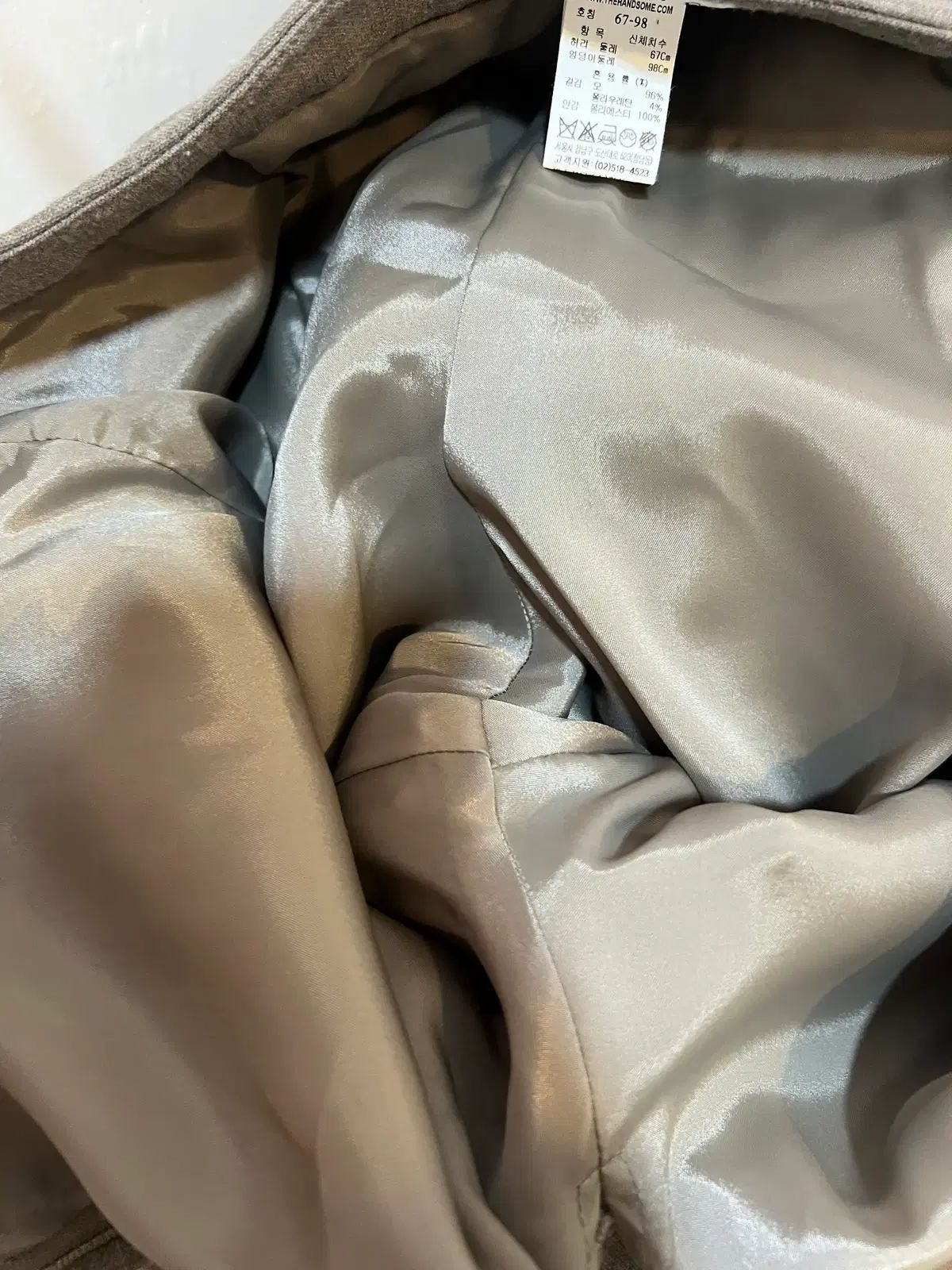  TIME レディース ライトブラウン スーツスラックス スーツ ズボン 67-98 スラックス パンツ