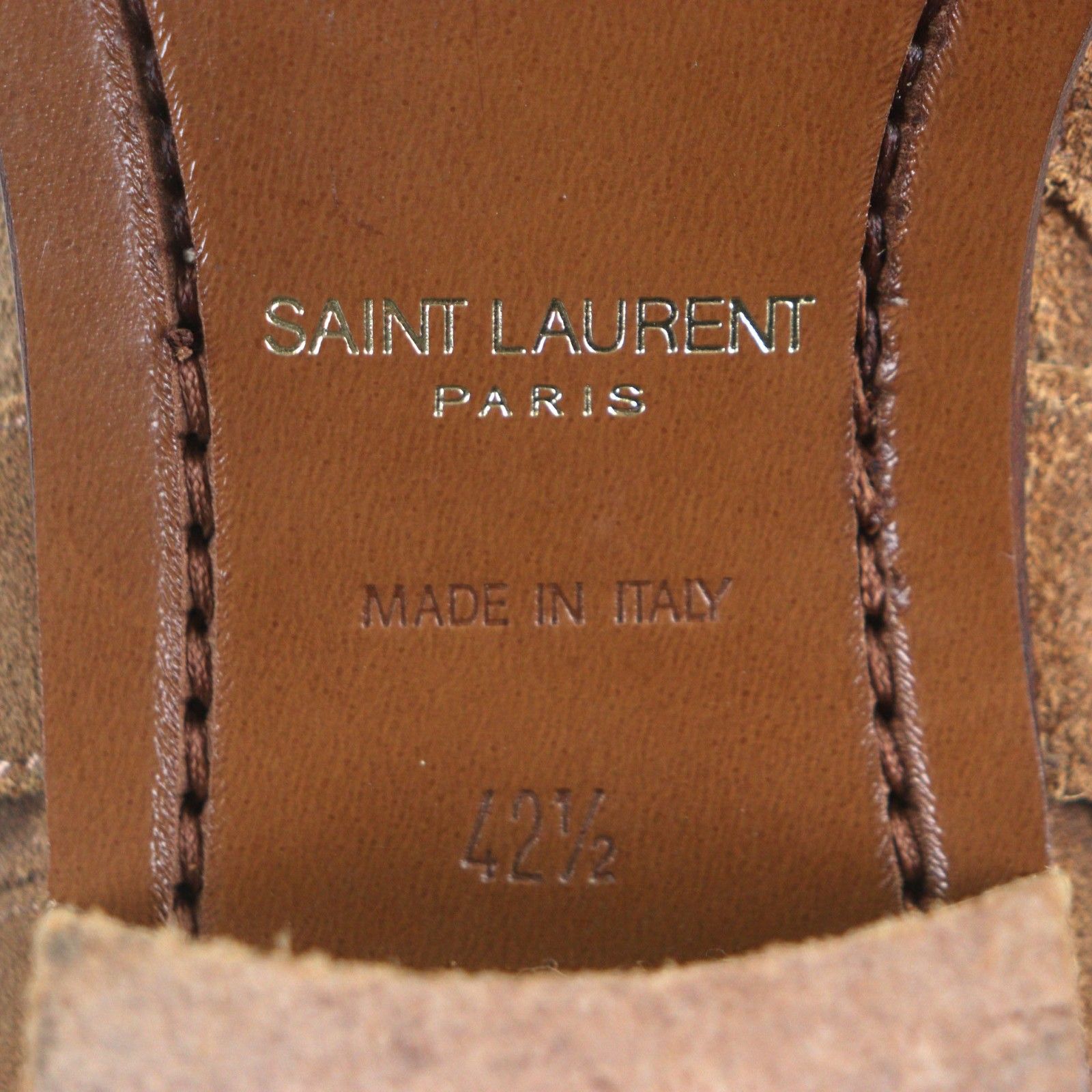 ショートブーツ ブラウン