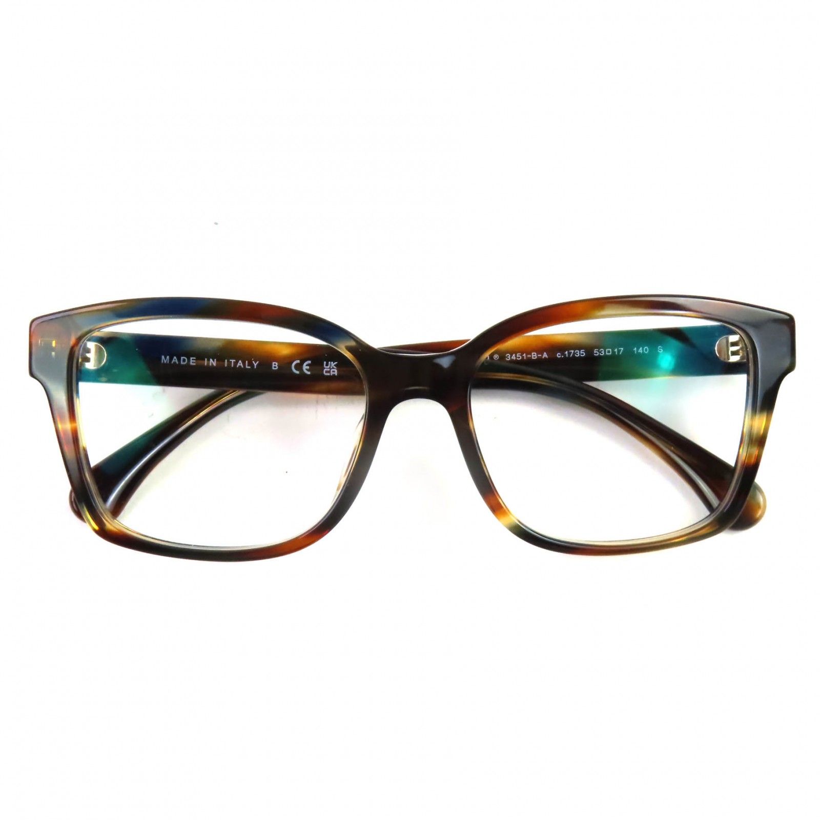 美品◇CHANEL シャネル 3451-B-A ココマーク ラインストーン べっ甲柄