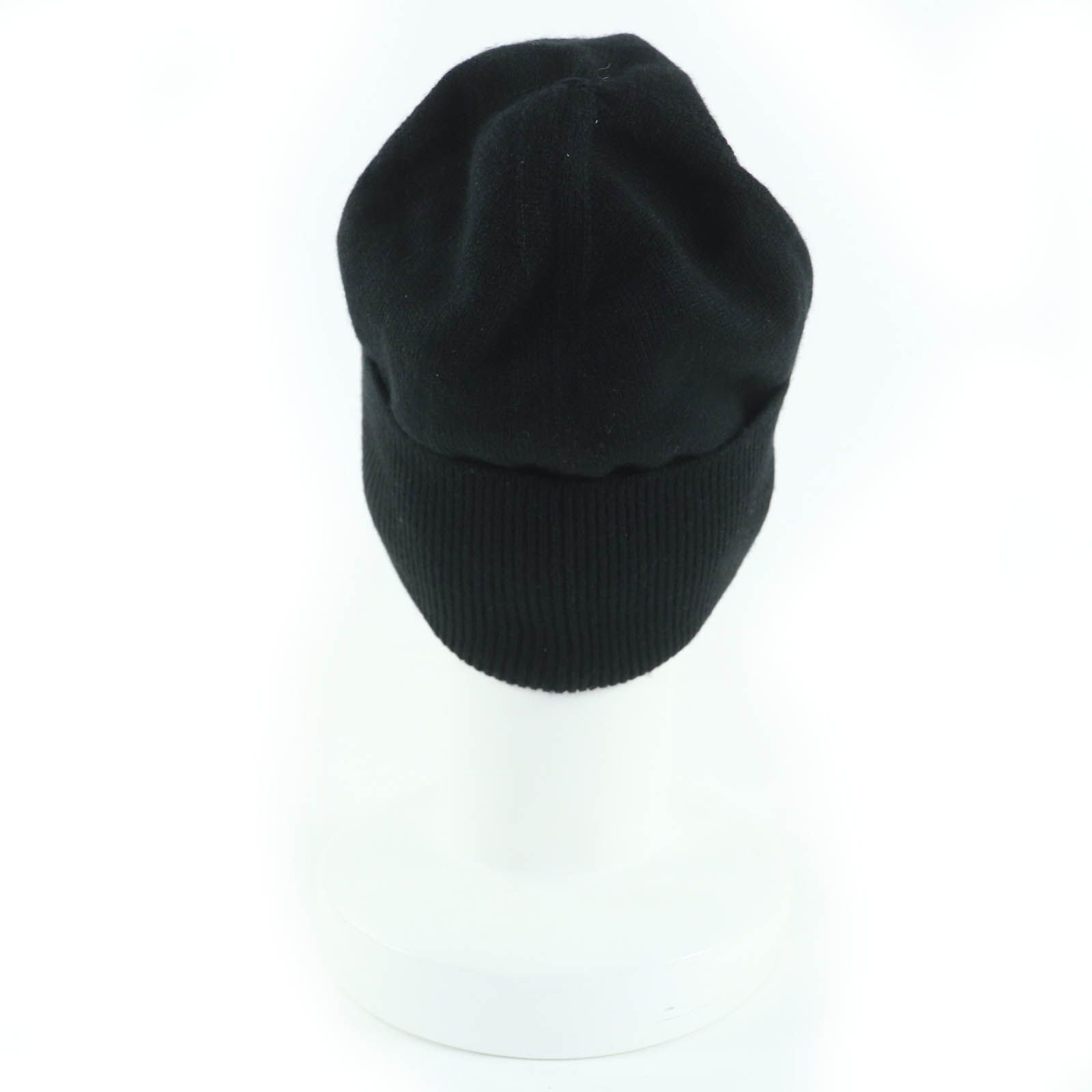 極美品】CHANEL25B ココマーク ニット帽 ビーニー ブラック 黒 ココ
