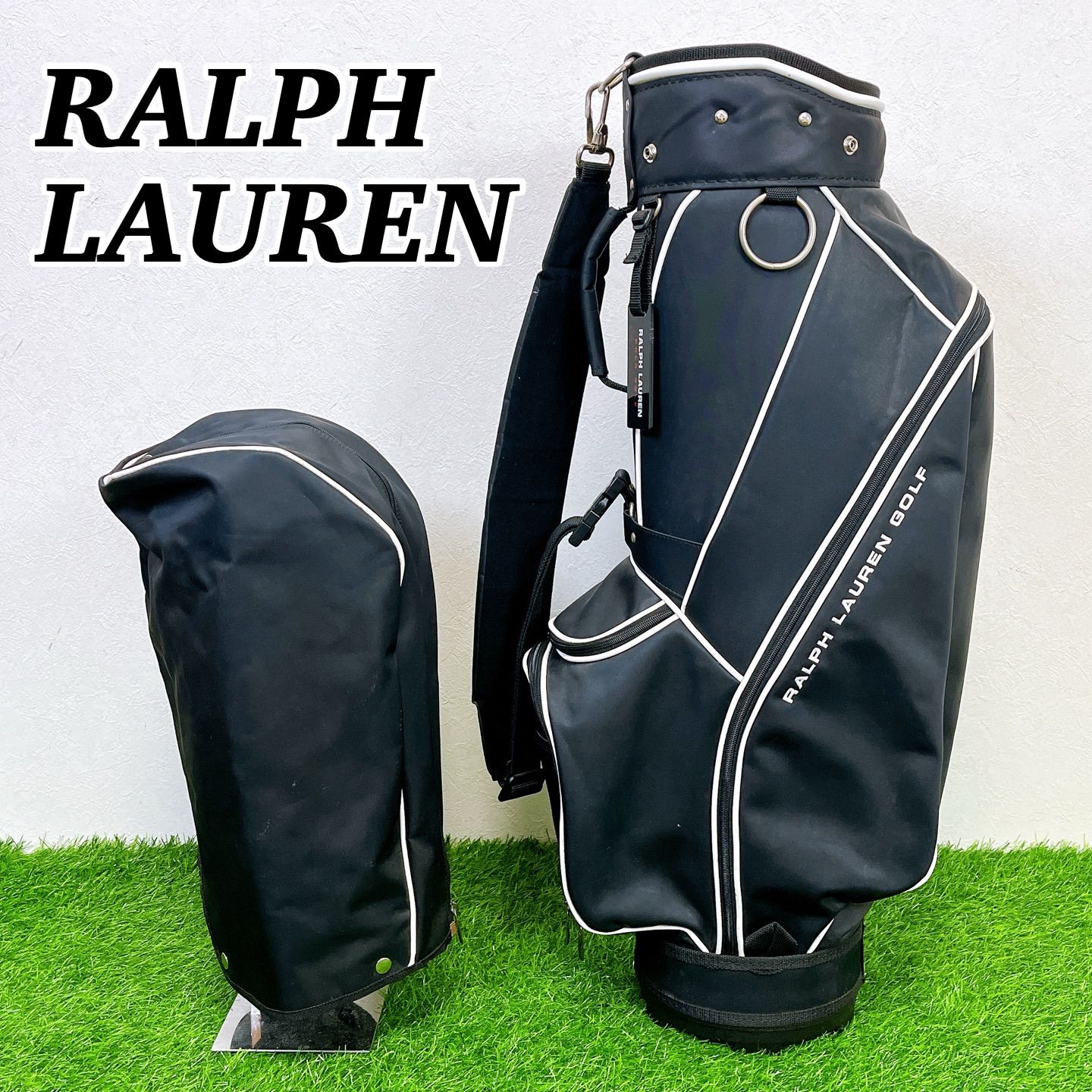 RALPH LAUREN ラルフローレン キャディバッグ ゴルフバッグ ブラック