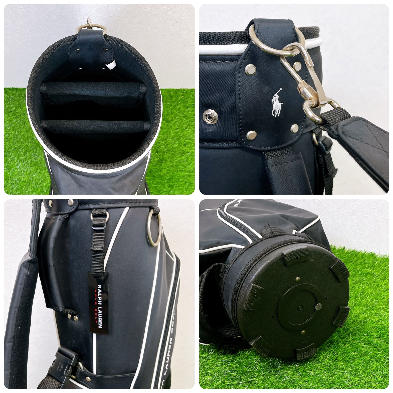  RALPH LAUREN ラルフローレン キャディバッグ ゴルフバッグ ブラック ゴルフ教室 ゴルフバッグ キャディバッグ ゴルフ