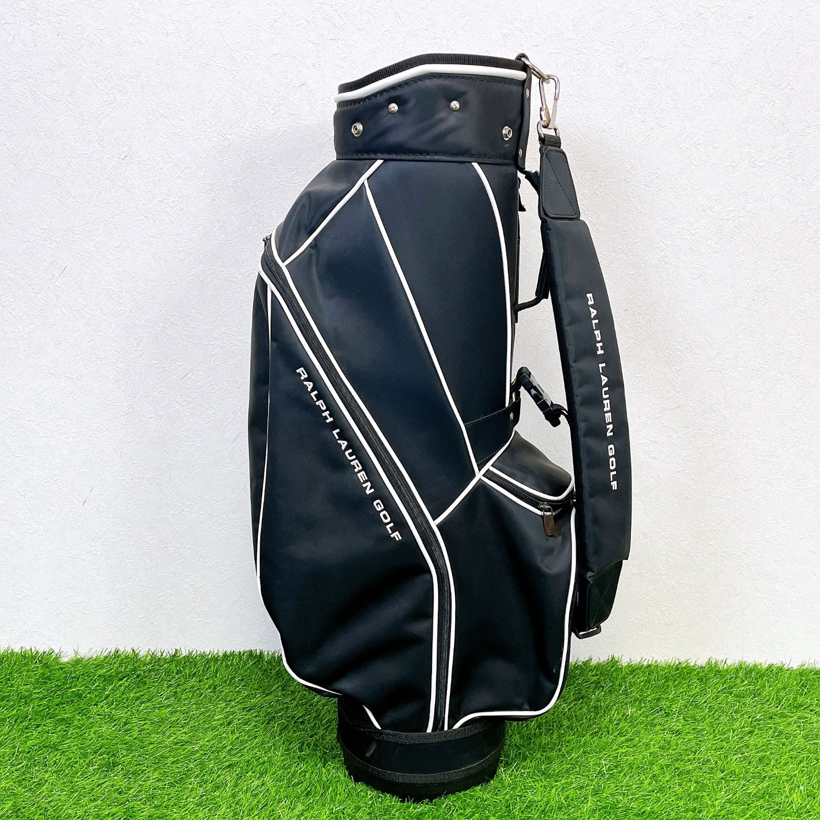 【中古】Ralph Lauren ゴルフバッグ RALPH LAUREN / ラルフローレン キャディバッグ ゴルフバッグ ブラック