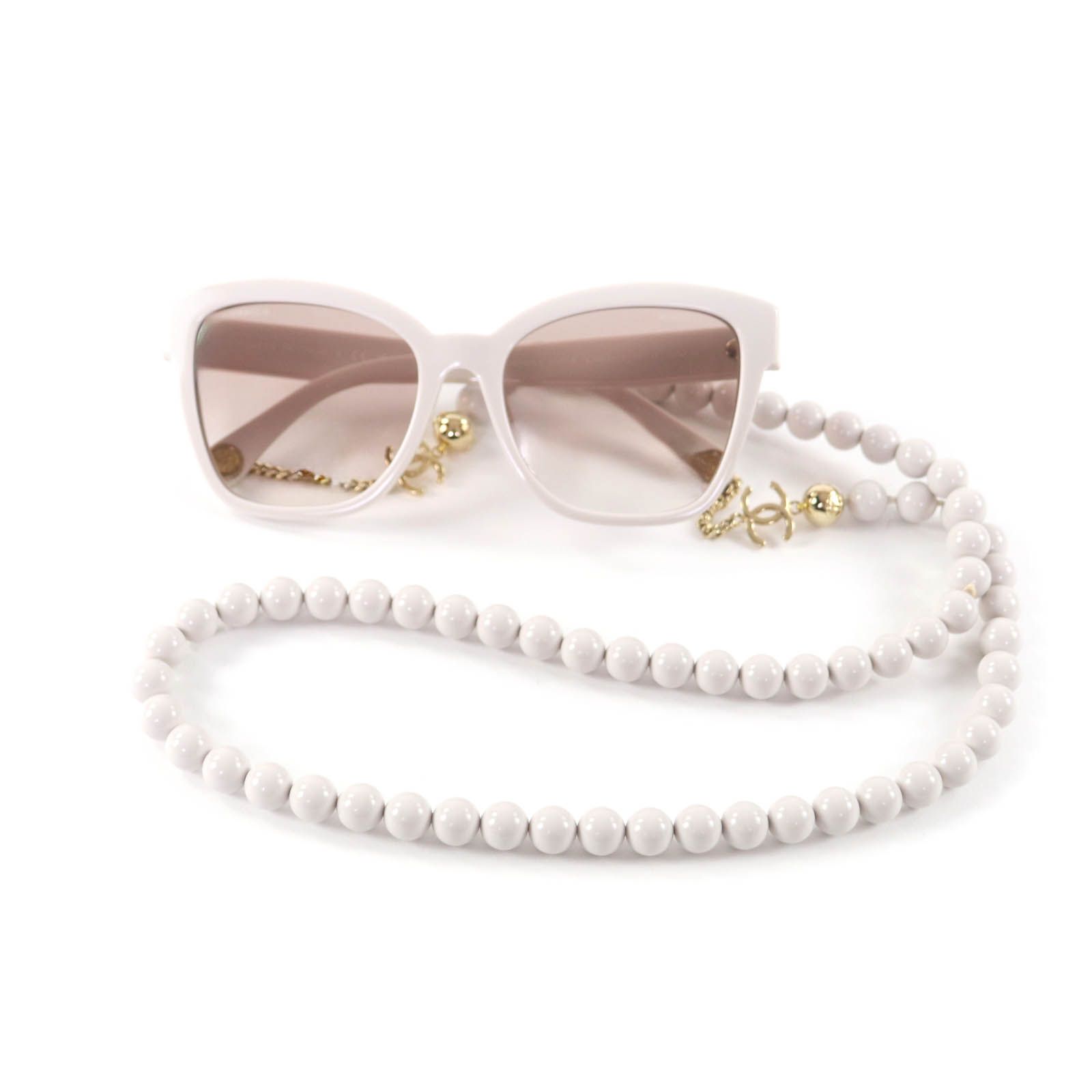 美品☆CHANEL シャネル 5487-A ココマーク ボールチェーン付