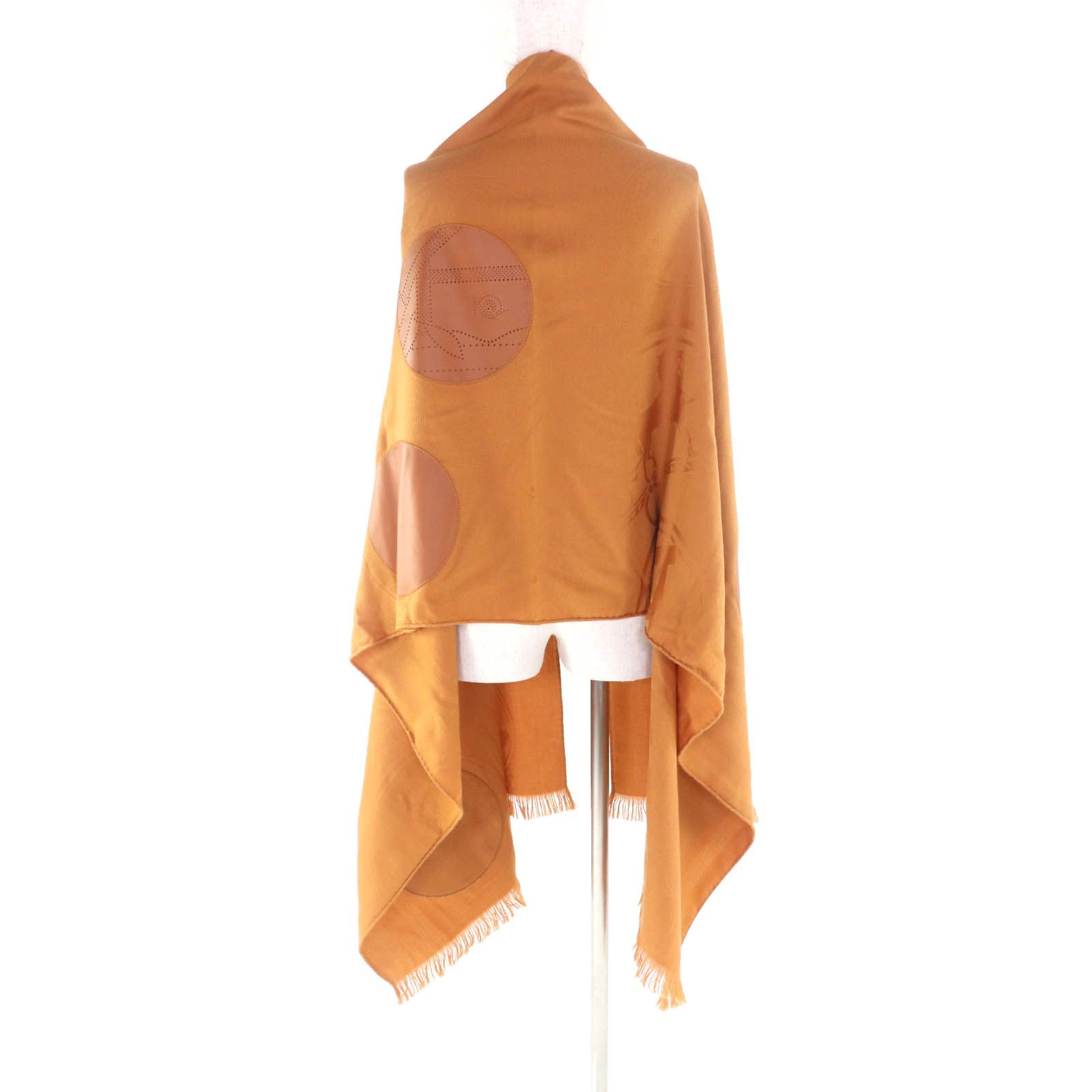 極美品☆HERMES エルメス ニューリブリス カシミヤ シルク混