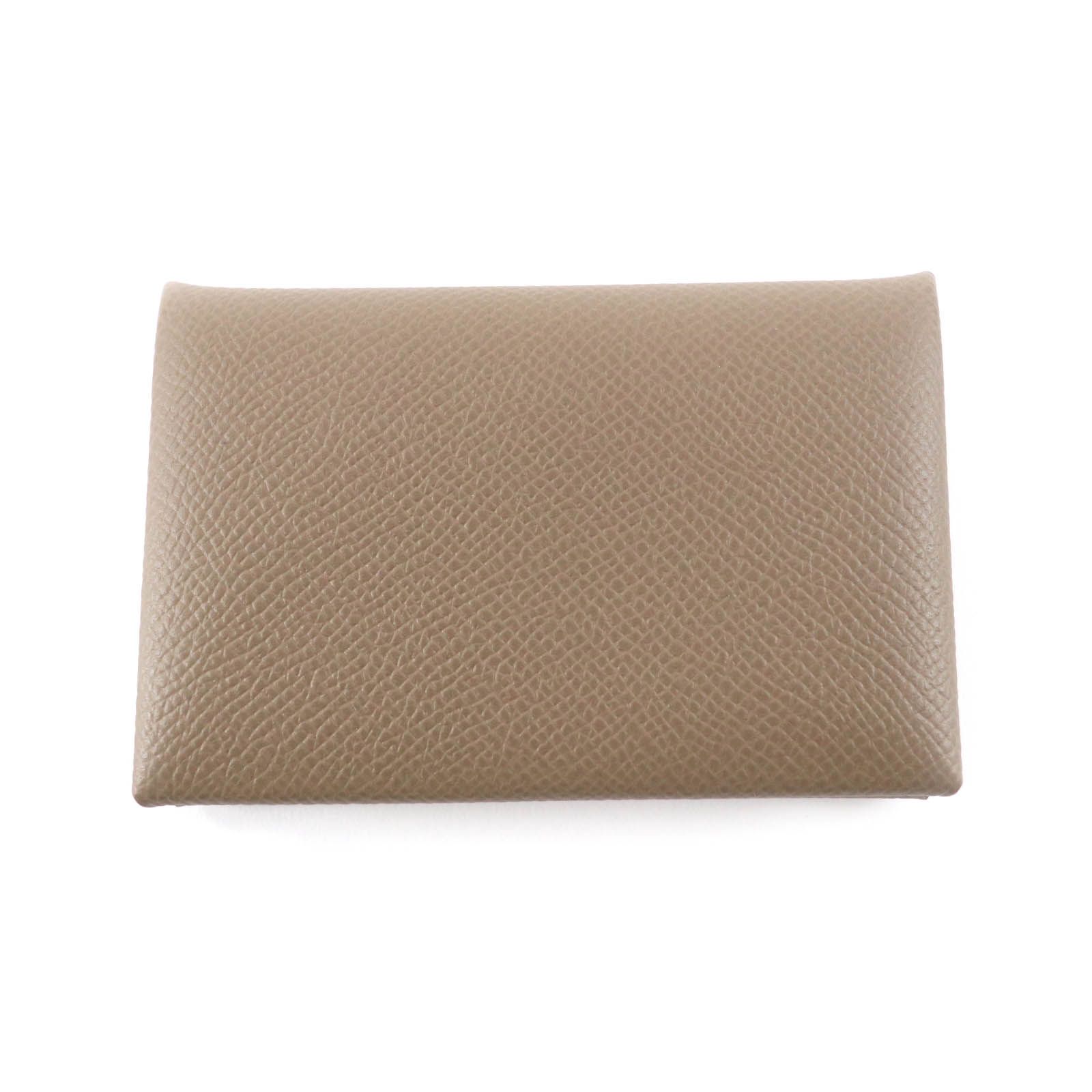 未使用品☆HERMES エルメス カルヴィ エトゥープ ヴォーエプソン