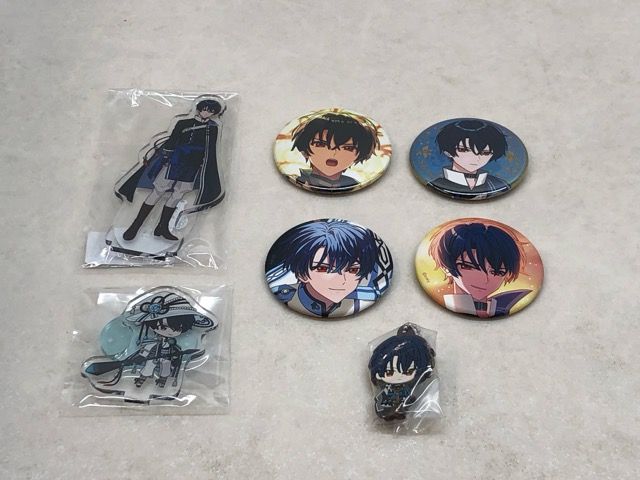 魔法使いの約束 シノ 缶バッジ アクリルスタンド ラバーストラップ 7点