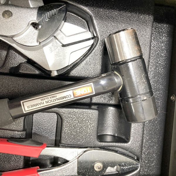 TONE トネ ツールセット 両開きケース 工具セット オリーブ ツール