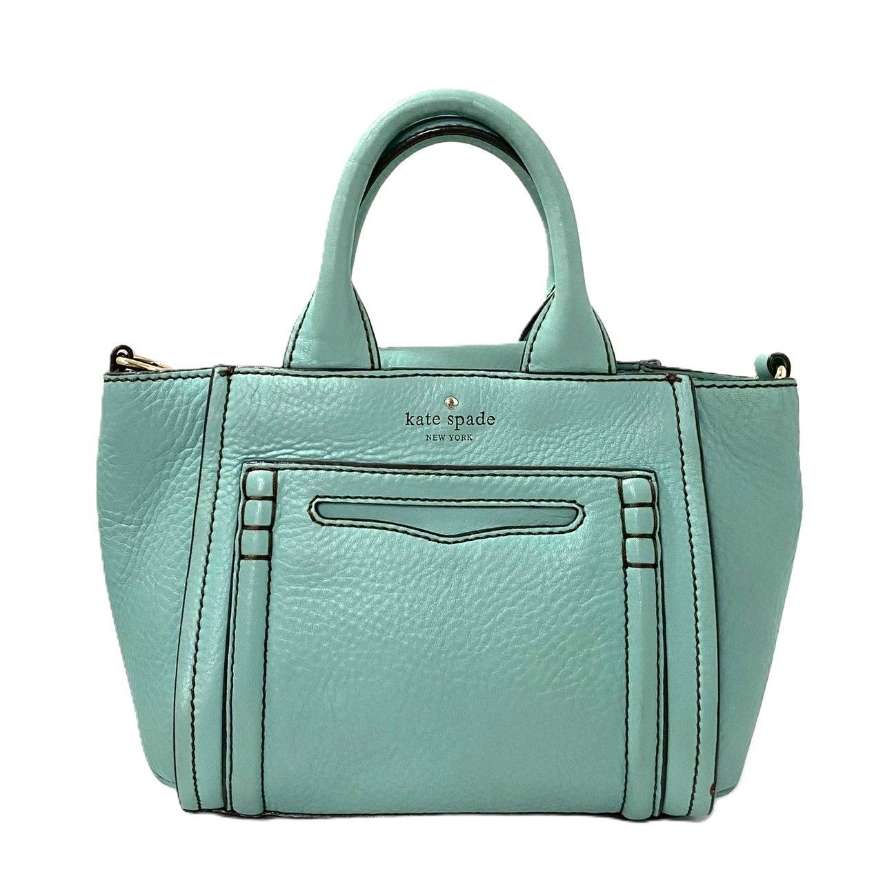 kate spade】2Way バッグ レザー ライトブルー/水色 ショルダーバッグ