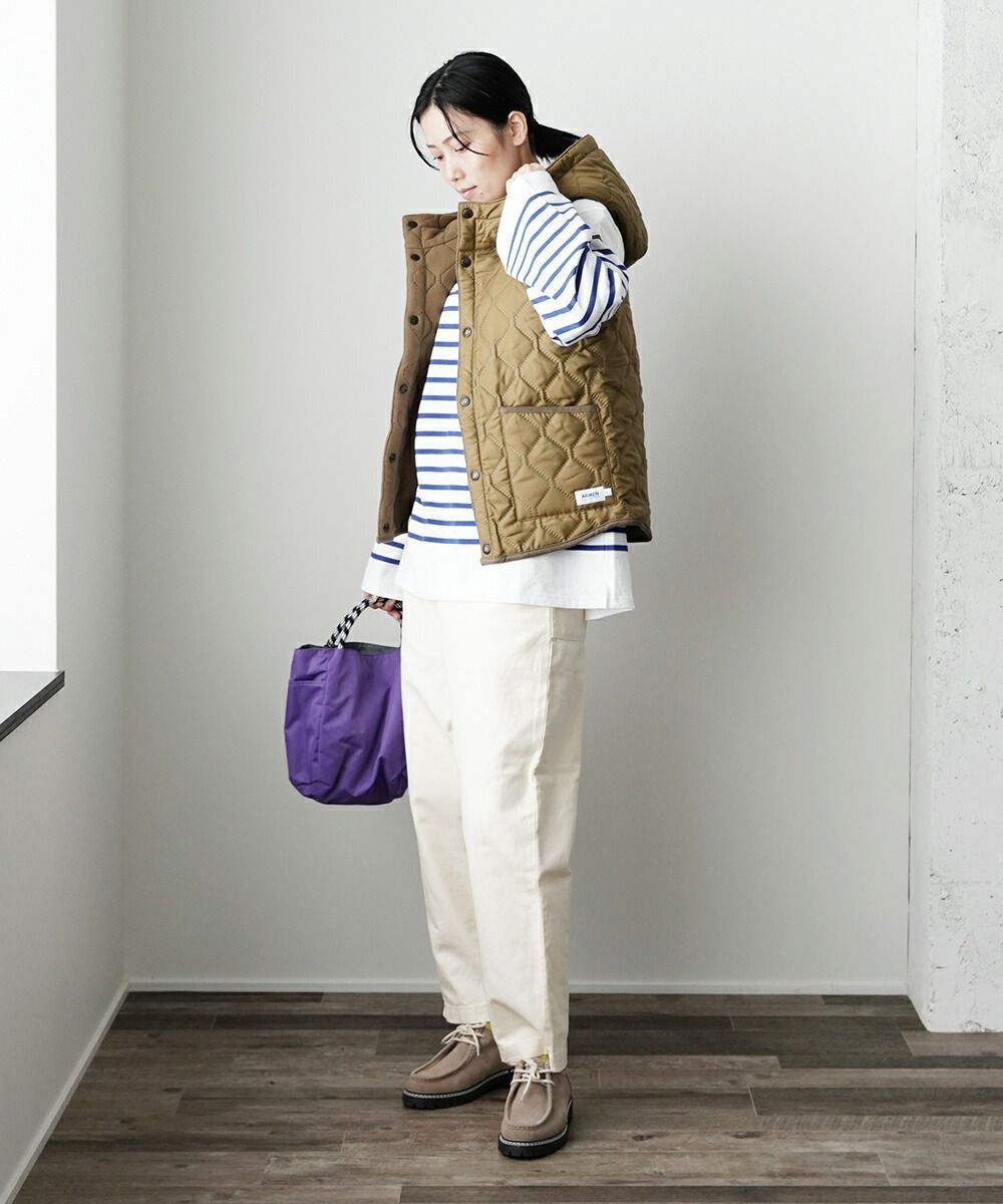 ARMENアーメン フード付き ツィード キルティング リバーシブルベスト 楽天市場】【30%OFF】アーメン ARMEN ベスト フードベスト