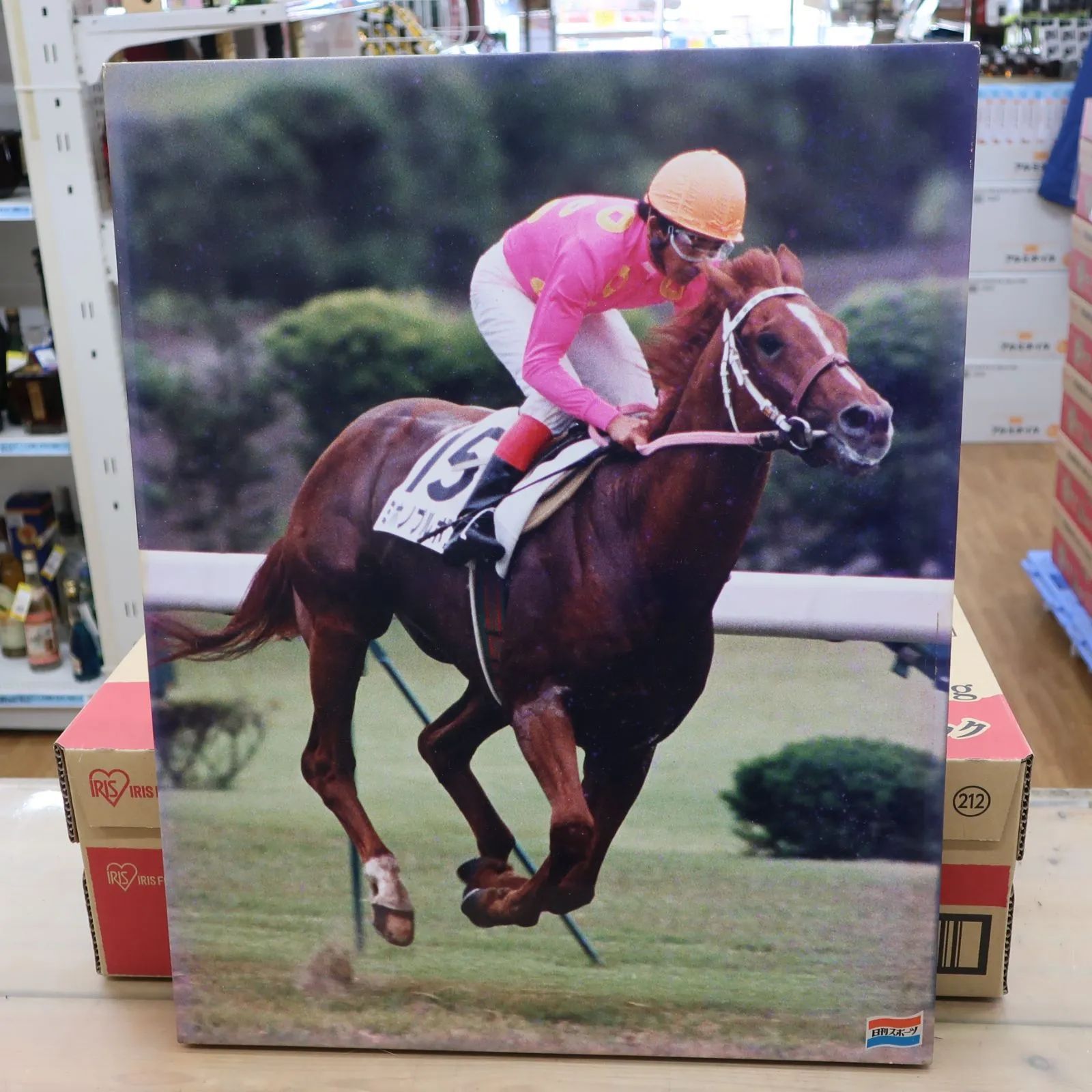 ミホノブルボン木製パネル 競馬 ミホノブルボン 第59回日本ダービー 競馬写真 木製パネル - メルカリ